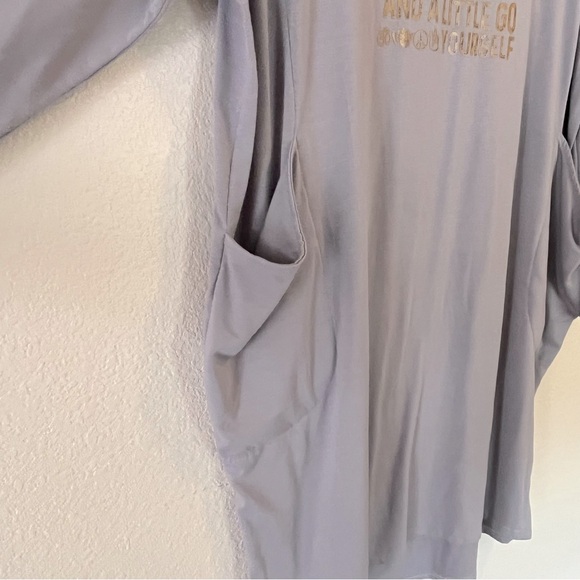 Gray Tee Dress - Size 2XL - 100% Cotton - Picture 3 of 14